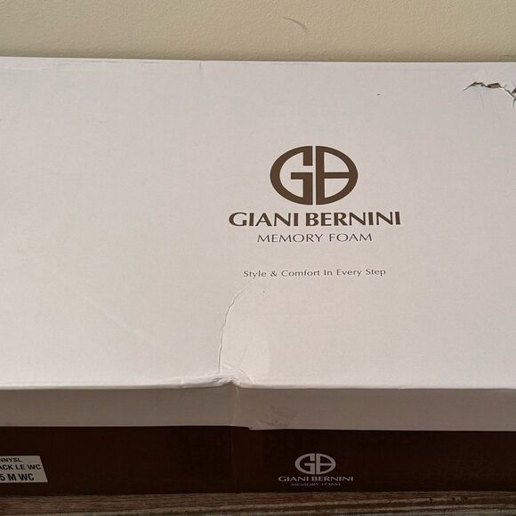 Giani Bernini Adonnys Memory Foam Knee High Wide Calf Dress Boots- Black- Sz 9.5 - Picture 8 of 9